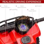 Aosom Kids Electric ATV Ride-On Car