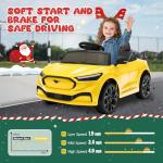 XCAR 24V Kids Electric Ride-On Car - Yellow