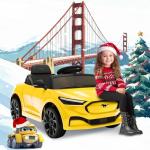 XCAR 24V Kids Electric Ride-On Car - Yellow