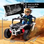 Qaba 12V Battery-Powered Kids Ride-On Truck