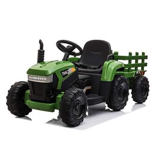 Toy Tractor with Trailer and Bluetooth Music