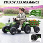 Toy Tractor with Trailer and Bluetooth Music