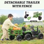 Toy Tractor with Trailer and Bluetooth Music