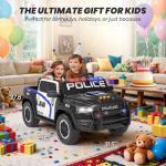24V Kids' Electric Police Car with Remote Control