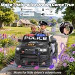 24V Kids' Electric Police Car with Remote Control