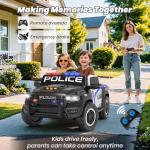 24V Kids' Electric Police Car with Remote Control