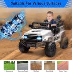 Hetoy 12V Kids Ride-On Truck with Remote Control