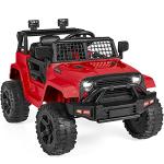 Kids 12V Ride-On Truck with Remote Control - Red