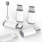 4 Pack Lightning to USB C Adapter for iPhone