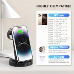 3-in-1 Wireless Charging Station for iPhone & Apple Watch