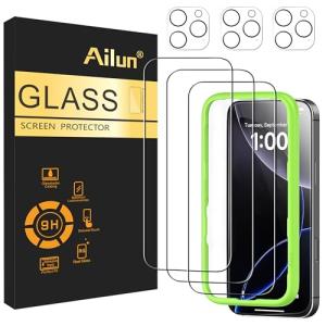 Ailun 3 Pack iPhone 16 Pro Screen Protectors