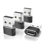 USB to USB-C Adapter for iPhone 17, 4 Pack