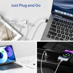 USB to USB-C Adapter for iPhone 17, 4 Pack