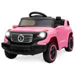 Kids 6V Ride-On Truck with Remote Control - Pink