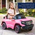 Kids 6V Ride-On Truck with Remote Control - Pink