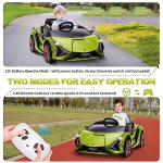 TOBBI Electric Lamborghini Ride-On Car for Kids