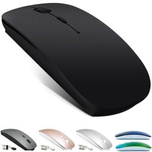 KLO Wireless Bluetooth Rechargeable Mouse for Mac & PC