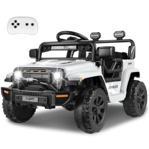 Hikole 12V Ride-On Car with Remote Control