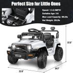 Hikole 12V Ride-On Car with Remote Control