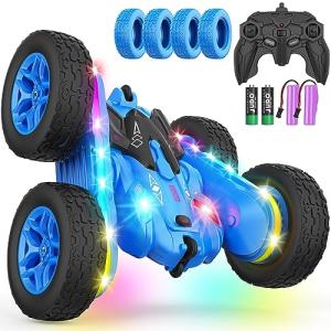 Terucle Remote Control Stunt Car with Lights