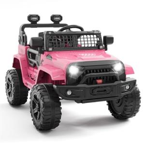 Hetoy 12V Kids Ride-On Truck with Remote Control