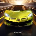 AEROQUEST Lamborghini Remote Control Car - Green