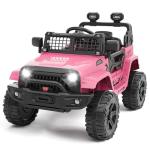 Hetoy 12V Kids Ride-On Truck with Remote Control