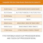 Ninja Blender 4 Blade Replacement for 64oz, 72oz