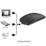 KLO Wireless Bluetooth Rechargeable Mouse for Mac & PC