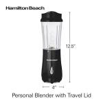 Hamilton Beach Portable Blender for Smoothies and Shakes