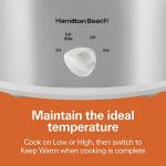 Hamilton Beach 4-Quart Slow Cooker with Glass Lid