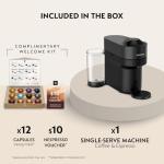 Nespresso Vertuo Pop+ Espresso Machine, Liquorice Black