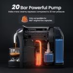 Single Serve Espresso Capsule Machine with 20Bar Pump
