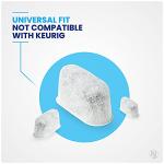 K&J 12-Pack Charcoal Coffee Filters for Cuisinart