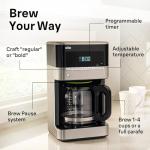 Braun BrewSense 12-Cup Coffee Maker with Timer