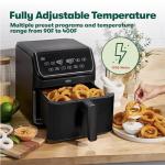 Bella 8 Qt Digital Air Fryer with TurboCrisp