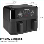 Chefman Dual Air Fryer with Digital Controls