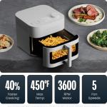 Chefman Crispinator 6-in-1 Air Fryer, 8 Qt