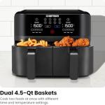 Chefman Dual Air Fryer with Digital Controls