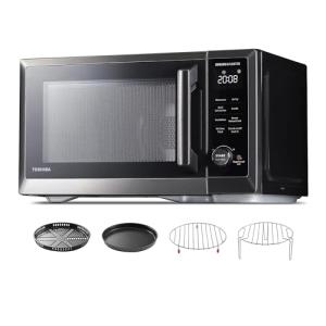 TOSHIBA 1000W Countertop Microwave Air Fryer Combo