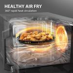 TOSHIBA 1000W Countertop Microwave Air Fryer Combo