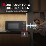 TOSHIBA 0.7 Cu Ft Small Microwave Oven, Black