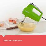Black+Decker 5-Speed Helix Hand Mixer, Lime Green