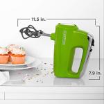 Black+Decker 5-Speed Helix Hand Mixer, Lime Green