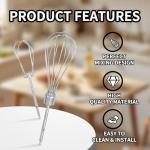 2 Pack Stainless Steel Hand Mixer Beaters