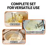 2 Pack Stainless Steel Hand Mixer Beaters