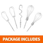 5 Pack Hand Mixer Beaters and Dough Hooks