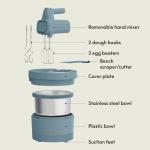 Bella 3.5 Qt 2-in-1 Electric Mixer with Accessories