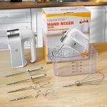 450W Electric Hand Mixer with Scale and Accessories