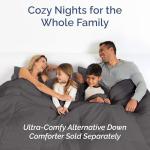 Queen Size Cooling 4-Piece Sheet Set - Dark Grey